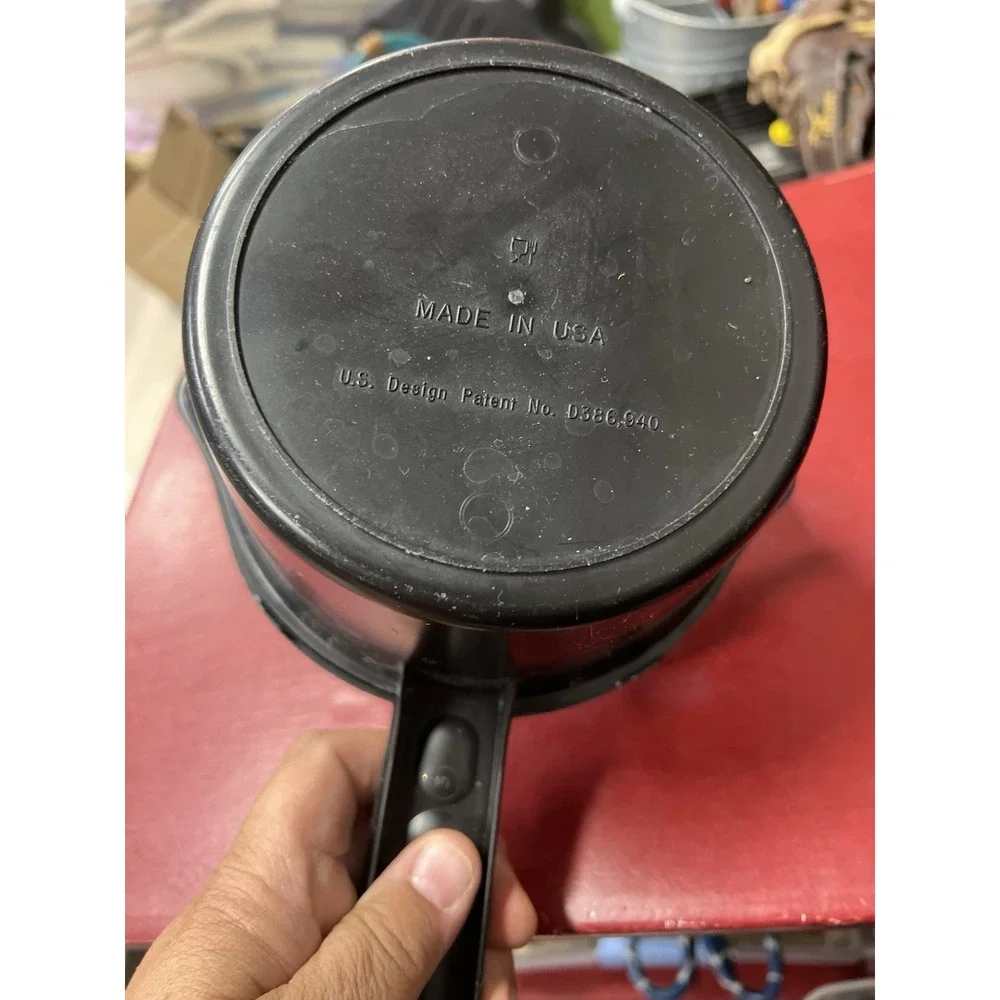 PAMPERED‎ CHEF 4 cup 1qt. Micro Cooker Steamer Black